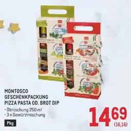 Metro Montosco Geschenkpackung Pizza Pasta od. Brot Dip Angebot