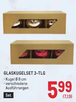 Metro Glaskugelset 3-TLG Angebot