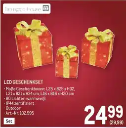 Metro Tarrington House LED Geschenkset Angebot