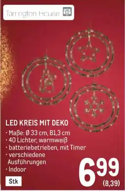 Metro Tarrington House LED Kreis mit Deko Angebot