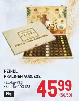 Metro Heindl Pralinen Auslese Angebot