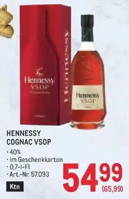 Metro Hennessy Cognac VSOP Angebot