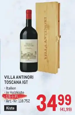 Metro Villa Antinori Toscana IGT Angebot