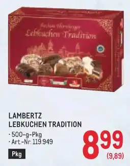 Metro Lambertz Lebkuchen Tradition Angebot