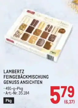 Metro Lambertz Feingebäckmischung Genuss Ansichten Angebot