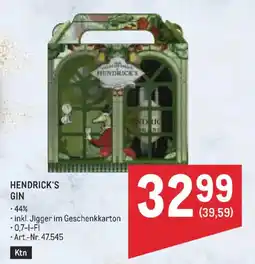 Metro Hendrick's Gin Angebot