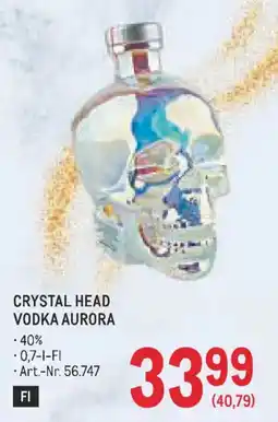 Metro Crystal Head Vodka Aurora Angebot