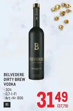 Metro Belvedere Dirty Brew Vodka Angebot