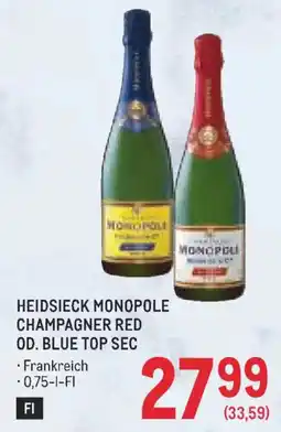 Metro Heidsieck Monopole Champagner Red Angebot