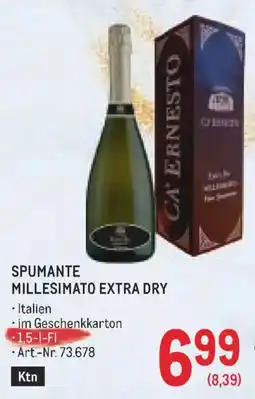 Metro Spumante Millesimato Extra Dry Ca' Ernesto Angebot