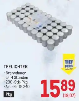 Metro Teelichter Angebot