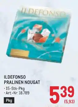 Metro Ildefonso Pralinen Nougat Angebot