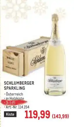 Metro Schlumberger Sparkling Angebot