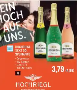 Metro Hochriegl Sekt Od. Spumante Angebot