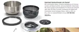 Tchibo Eduscho Edelstahl-Salatschleuder mit Deckel Angebot