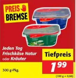 Nah&Frisch Frischkäse Natur oder Kräuter Angebot