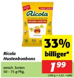 Nah&Frisch Ricola Hustenbonbons Angebot