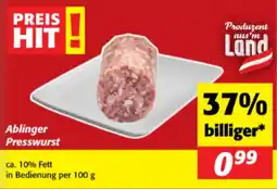 Nah&Frisch Ablinger Presswurst Angebot