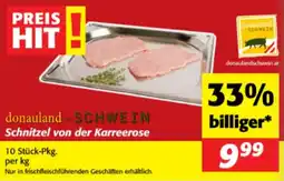 Nah&Frisch donauland-SCHWEIN Schnitzel von der Karreerose Angebot