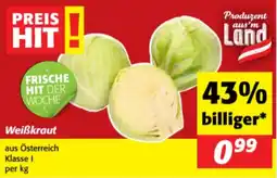 Nah&Frisch Weißkraut Angebot