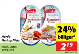 Nah&Frisch Norda Heringsfilets Angebot