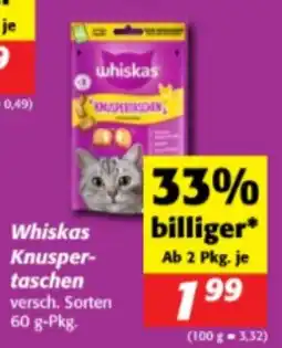 Nah&Frisch Whiskas Knusper-taschen Angebot