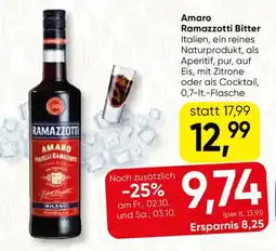 SPAR Gourmet Amaro Ramazzotti Bitter Angebot