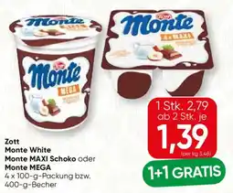SPAR Gourmet Monte White Monte MAXI Schoko oder Monte MEGA Angebot