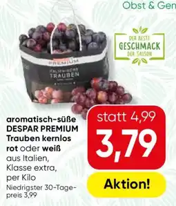 SPAR Gourmet Despar Premium Trauben kernlos Angebot