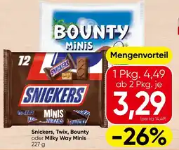 Spar Snickers Minis Angebot
