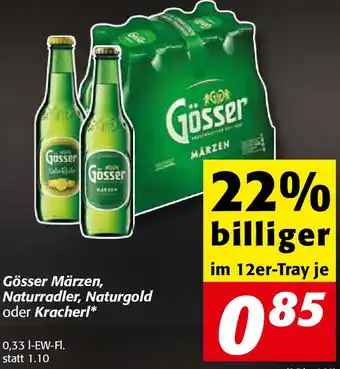Nah&Frisch Gösser Märzen,Naturradler, Naturgold Oder Kracherl Angebot