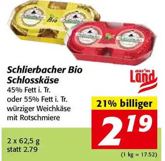 Nah&Frisch Schlierbacher Bio Schlosskäse Angebot