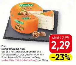 SPAR Gourmet Rambol Creme Nuss Angebot