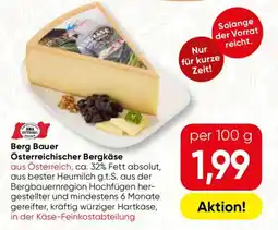 SPAR Gourmet Berg Bauer Österreichischer Bergkäse Angebot