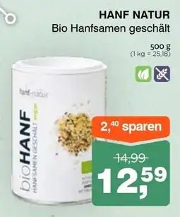 Prokopp HANF NATUR Bio Hanfsamen geschält Angebot