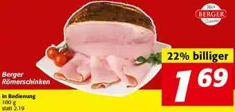 Nah&Frisch Berger Römerschinken 100 g Angebot
