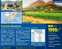 Lidl Reisen Südafrika Rundreise Angebot