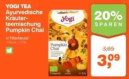 Prokopp Yogi Tea Ayurvedische Kräuter-tee Pumpkin Chai Angebot