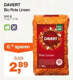 Prokopp DAVERT Bio Rote Linsen Angebot
