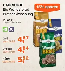 Prokopp Bauckhof Bio Wunderbrød Brotbackmischung Angebot
