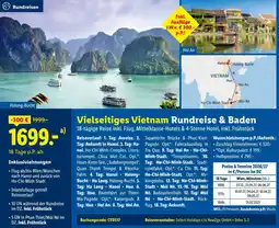 Lidl Reisen Vielseitiges Vietnam Rundreise & Baden Angebot