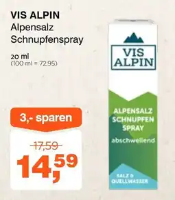 Prokopp VIS ALPIN Alpensalz Schnupfenspray Angebot