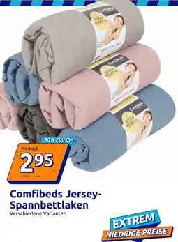 Action Comfibeds Jersey-Spannbettklaken Angebot