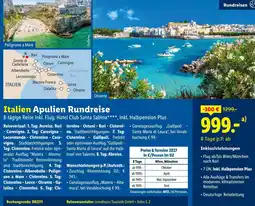 Lidl Reisen Italien Apulien Rundreise Angebot