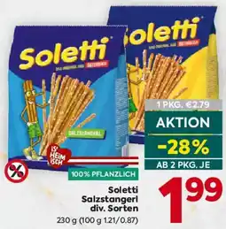 Billa Soletti Salzstangerl Angebot