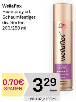 Bipa Wellaflex Haarspray od. Schaumfestiger Angebot