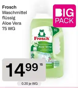 Bipa Frosch Waschmittel flüssig Angebot