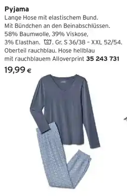 Tchibo Eduscho Pyjama Angebot