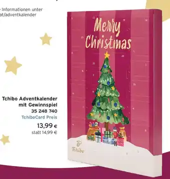 Tchibo Eduscho Tchibo Adventkalender mit Gewinnspiel Angebot