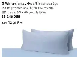 Tchibo Eduscho Winterjersey-Kopfkissenbezüge Angebot